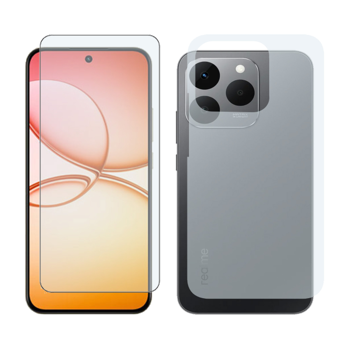 2-in-1 360 Pack for Realme 15T: Gorilla Glass + Back Matte - Image 2 2-in-1 360 Pack for Realme 15T: Gorilla Glass + Back Matte - Image 2