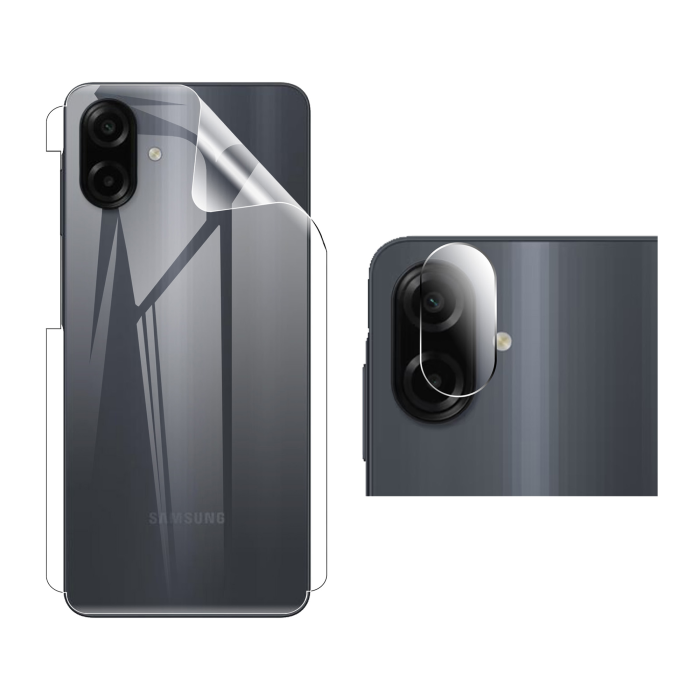 2-in-1 Back Clear Bundle for Samsung A07: Jelly + Camera - Image 2 2-in-1 Back Clear Bundle for Samsung A07: Jelly + Camera - Image 2