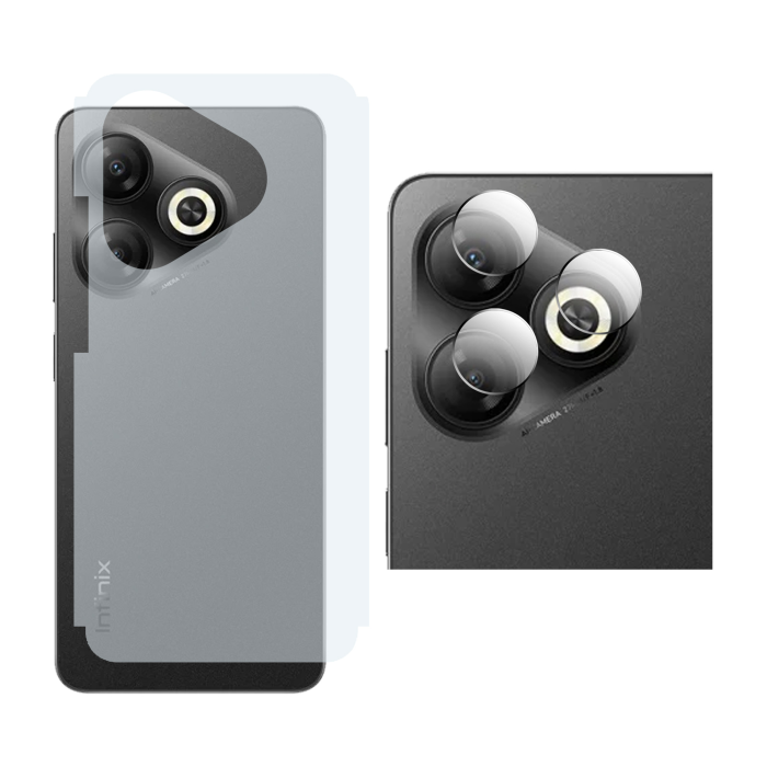 2-in-1 Back Matte Bundle for Infinix Smart 10 HD: + Camera - Image 2 2-in-1 Back Matte Bundle for Infinix Smart 10 HD: + Camera - Image 2