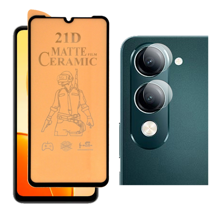 2-in-1 Protection Bundle for Vivo Y04: Ceramic + Camera - Image 2 2-in-1 Protection Bundle for Vivo Y04: Ceramic + Camera - Image 2