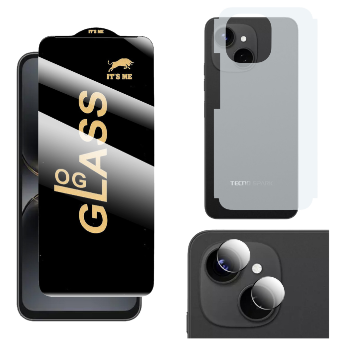 3-in-1 Full Protection for Spark 40C : HD + Matte Camera - Image 2 3-in-1 Full Protection for Spark 40C : HD + Matte Camera - Image 2
