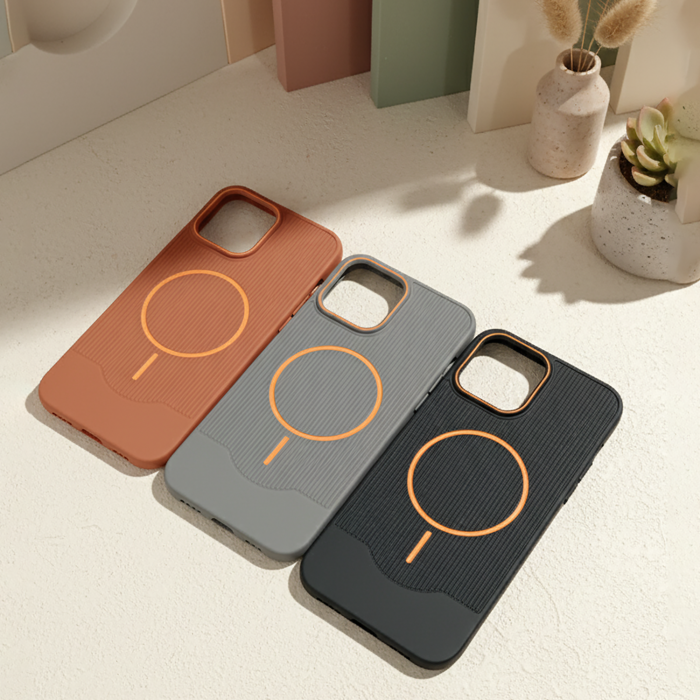 Apple iPhone 12 Pro Max Multi Color Texture Slim Fit Mobile Cover - Image 2