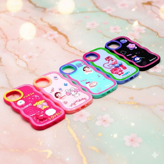 Apple iPhone 12 Wave Kitty Mobile Cover - Image 2 Apple iPhone 12 Wave Kitty Mobile Cover - Image 2
