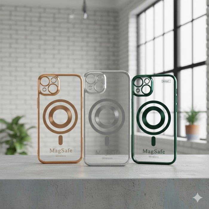 Apple iPhone 14 Soft Multi Camera Protection Cover - Chrome Border Mobile Cover - Image 2 Apple iPhone 14 Soft Multi Camera Protection Cover - Chrome Border Mobile Cover - Image 2