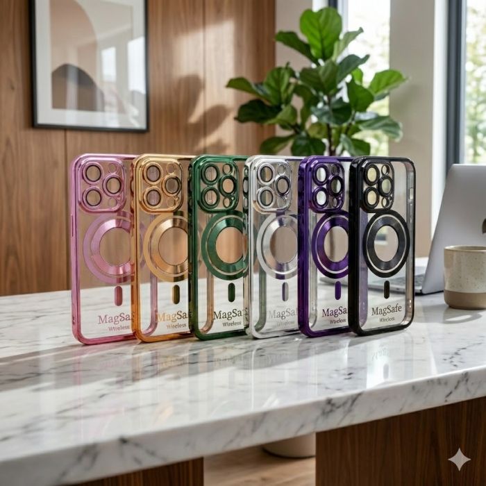 Apple iPhone 15 Pro Soft Multi Chrome Border Camera Protection Cover - Image 2 Apple iPhone 15 Pro Soft Multi Chrome Border Camera Protection Cover - Image 2