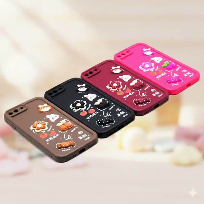 Apple iPhone 8 Plus Soft Kitty Back Cover - Image 2 Apple iPhone 8 Plus Soft Kitty Back Cover - Image 2
