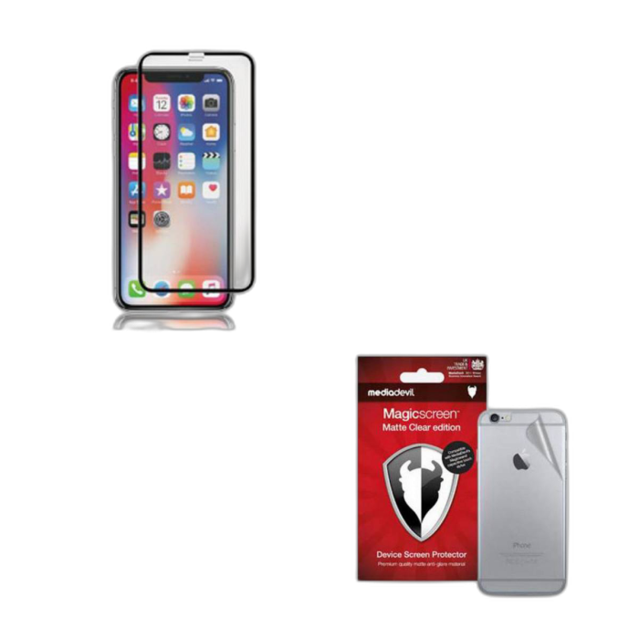Apple iPhone X Full Screen Protector 9D Tempered Glass Protector For Apple iPhone X - Image 2 Apple iPhone X Full Screen Protector 9D Tempered Glass Protector For Apple iPhone X - Image 2