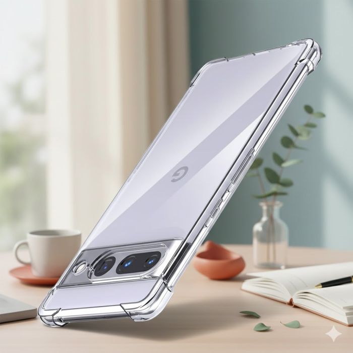 Google Pixel 7 Pro Extra Bumper Anti Shock Crystal Clear Mobile Cover - Image 2 Google Pixel 7 Pro Extra Bumper Anti Shock Crystal Clear Mobile Cover - Image 2