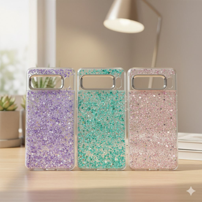 Google Pixel 8 Pro Glitter Butterfly Stone Mobile Cover - Image 2 Google Pixel 8 Pro Glitter Butterfly Stone Mobile Cover - Image 2