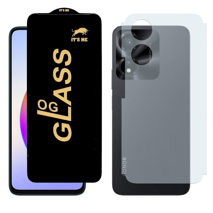 Honor X5 Plus Combo: OG Glass Screen Protector + Carbon Back Skin - Image 2 Honor X5 Plus Combo: OG Glass Screen Protector + Carbon Back Skin - Image 2