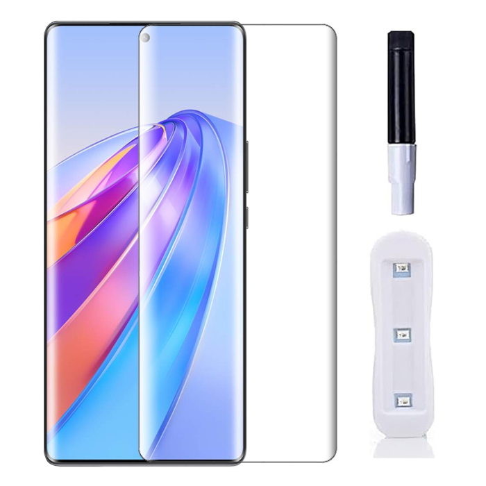 Honor X9A Front UV Tempered Glass Protector For Fully Curved Glass For Honor X9A - Image 2