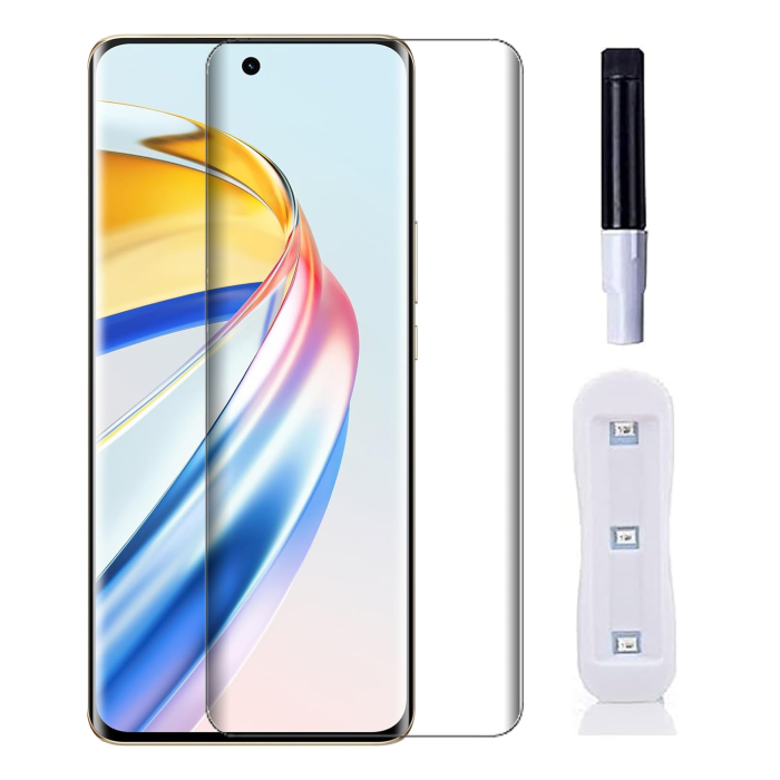 Honor X9B Front UV Tempered Glass Protector For Fully Curved Glass For Honor X9B - Image 2