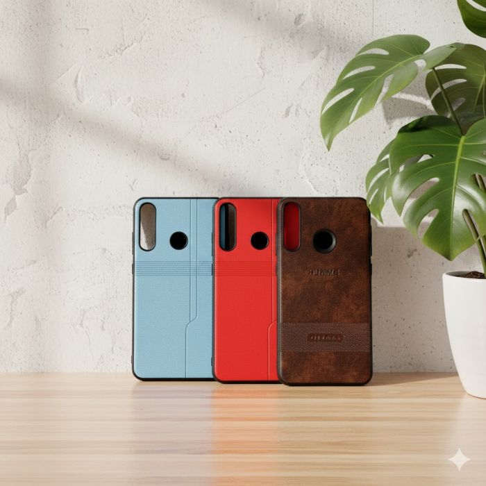 Huawei Y6P Soft Leather Cover - Image 2 Huawei Y6P Soft Leather Cover - Image 2