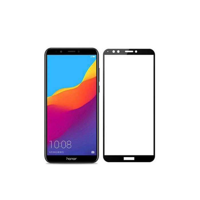 Huawei Y7 Prime 2018 Full Screen Protector 9D Tempered Glass Protector For Huawei Y7 Prime 2018 - Image 2 Huawei Y7 Prime 2018 Full Screen Protector 9D Tempered Glass Protector For Huawei Y7 Prime 2018 - Image 2