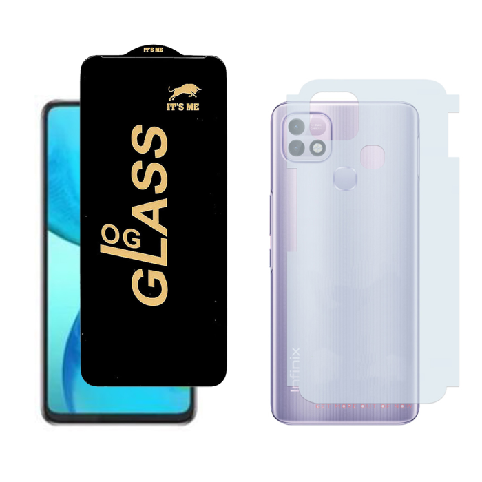 Infinix Hot 10i Combo: OG Glass Screen Protector + Carbon Back Skin - Image 2 Infinix Hot 10i Combo: OG Glass Screen Protector + Carbon Back Skin - Image 2