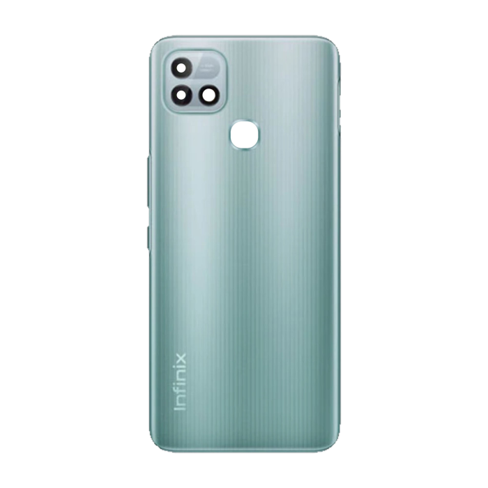 Infinix Hot 10i Rear Back Body Casing Housing Replacement Battery Back Door With Side Buttons And Camera Lens For Hot 10i - Green - Image 2 Infinix Hot 10i Rear Back Body Casing Housing Replacement Battery Back Door With Side Buttons And Camera Lens For Hot 10i - Green - Image 2