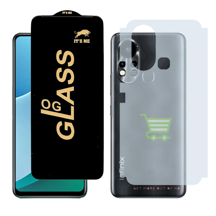 Infinix Hot 11s Combo: OG Glass Screen Protector + Carbon Back Skin - Image 2 Infinix Hot 11s Combo: OG Glass Screen Protector + Carbon Back Skin - Image 2