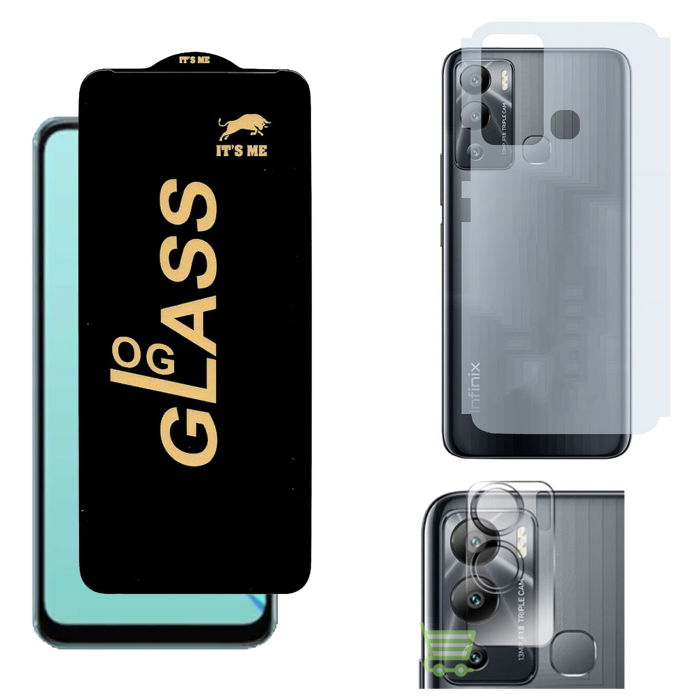 Infinix Hot 12i 3-in-1 Kit: OG Glass + Carbon Back Camera Protector - Image 2 Infinix Hot 12i 3-in-1 Kit: OG Glass + Carbon Back Camera Protector - Image 2
