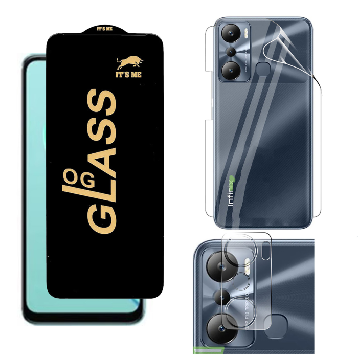 Infinix Hot 20i Clear Bundle: OG Glass + Back Jelly Camera Guard - Image 2 Infinix Hot 20i Clear Bundle: OG Glass + Back Jelly Camera Guard - Image 2