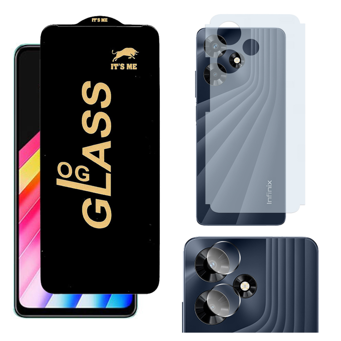 Infinix Hot 30 Ultimate Kit: OG Glass + Carbon Back Camera Protector - Image 2 Infinix Hot 30 Ultimate Kit: OG Glass + Carbon Back Camera Protector - Image 2