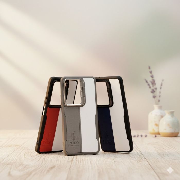 Infinix Hot 50 POLO Stand Leather Type Soft Cover - Image 2