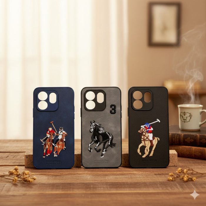 Infinix Hot 50i POLO Design Leather Type Soft Cover - Image 2