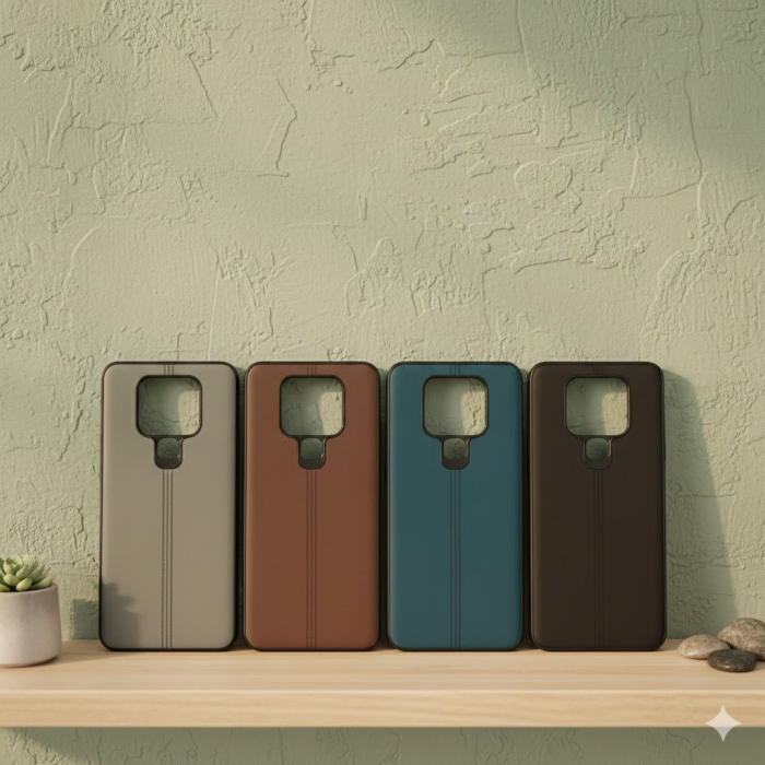 Infinix Hot 60i Leather Stuff Slim Shockproof Cover - Image 2 Infinix Hot 60i Leather Stuff Slim Shockproof Cover - Image 2