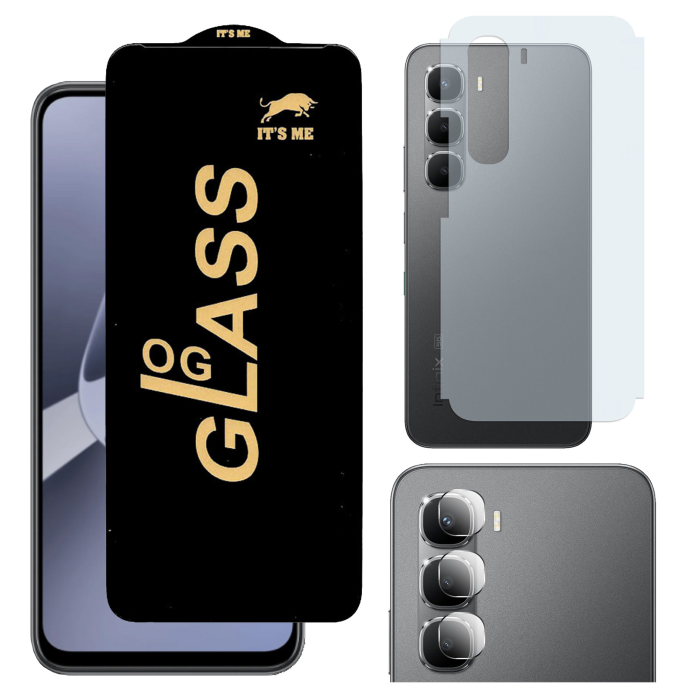 Infinix Hot 60i Ultimate Kit: OG Glass + Carbon Back Camera Lens - Image 2 Infinix Hot 60i Ultimate Kit: OG Glass + Carbon Back Camera Lens - Image 2