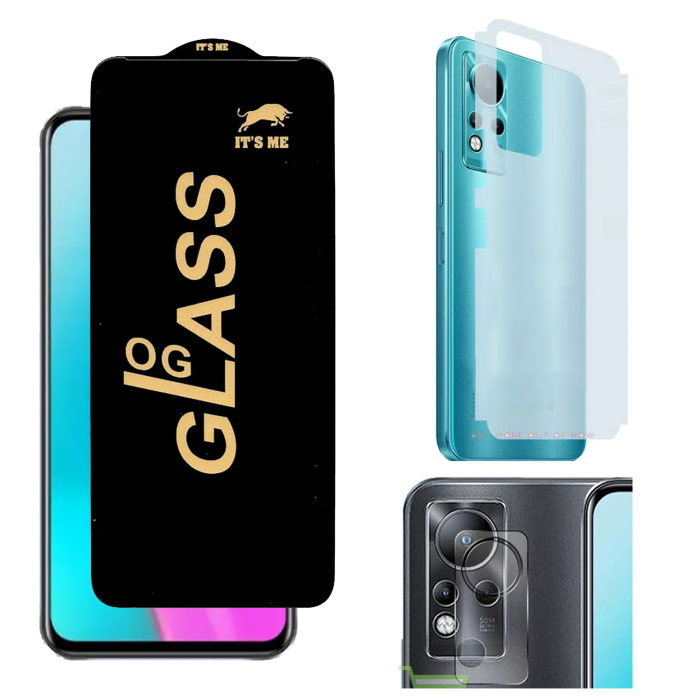 Infinix Note 11 Ultimate Kit: OG Glass + Carbon Back Camera Protector - Image 2 Infinix Note 11 Ultimate Kit: OG Glass + Carbon Back Camera Protector - Image 2
