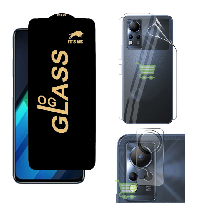 Infinix Note 12 Clear Bundle: OG Glass + Back Jelly Camera Protector - Image 2 Infinix Note 12 Clear Bundle: OG Glass + Back Jelly Camera Protector - Image 2