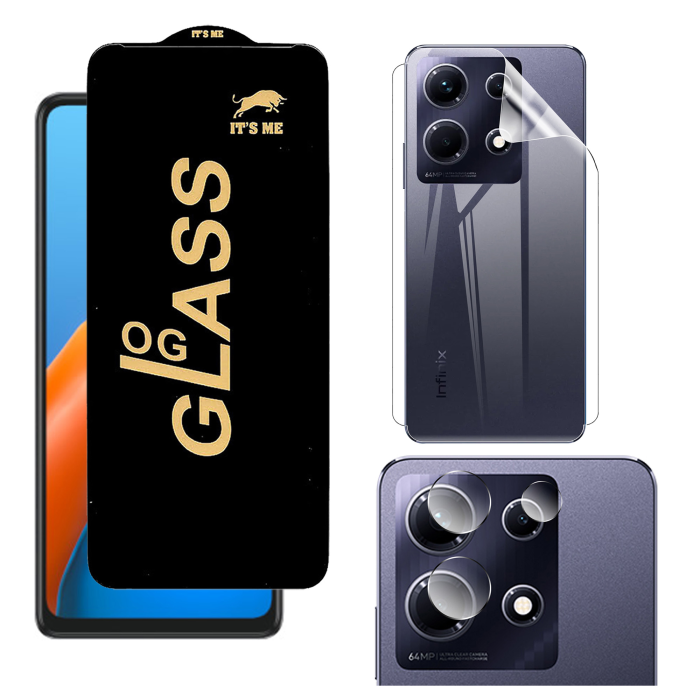 Infinix Note 30 Clear Protection: OG Glass + Back Jelly Camera Lens - Image 2 Infinix Note 30 Clear Protection: OG Glass + Back Jelly Camera Lens - Image 2