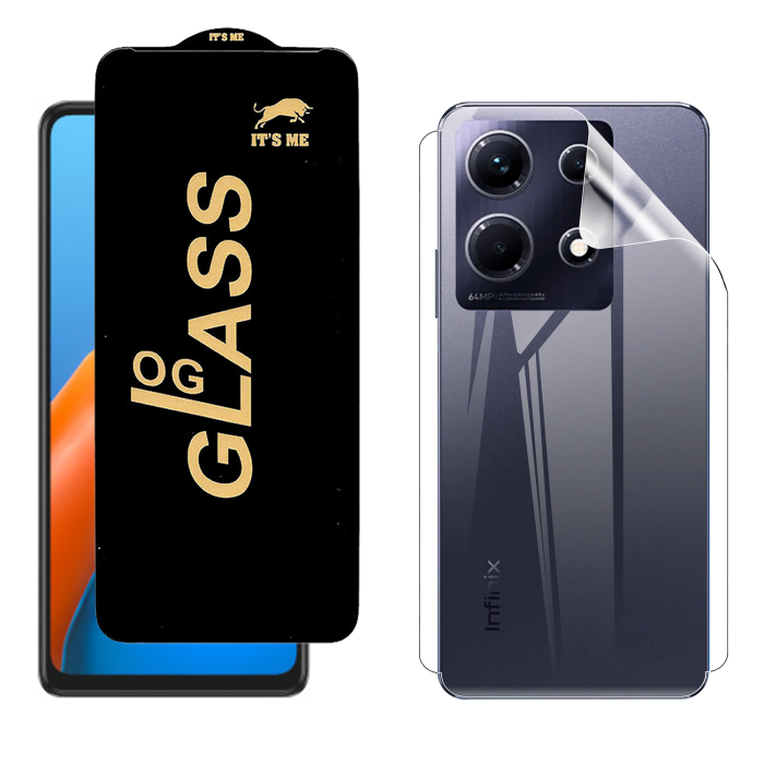 Infinix Note 30 Protection Pack: OG Glass + Clear Back Jelly Film - Image 2 Infinix Note 30 Protection Pack: OG Glass + Clear Back Jelly Film - Image 2