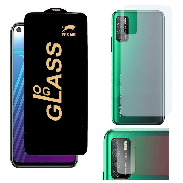 Infinix Note 7 Lite 3-in-1 Kit: OG Glass + Carbon Back Camera Protector - Image 2 Infinix Note 7 Lite 3-in-1 Kit: OG Glass + Carbon Back Camera Protector - Image 2