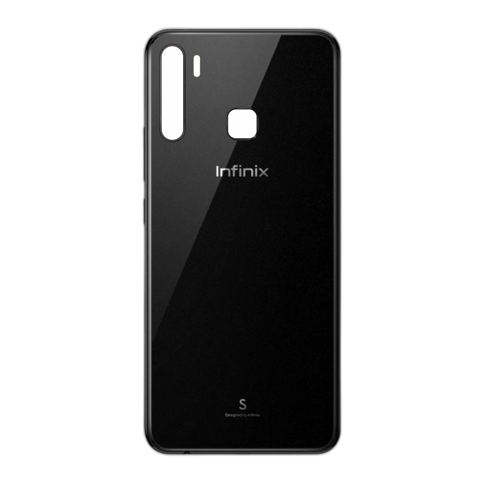 Infinix S5 Rear Back Body Casing Housing Replacement Battery Back Door With Side Buttons For Infinix S5 - Black - Image 2 Infinix S5 Rear Back Body Casing Housing Replacement Battery Back Door With Side Buttons For Infinix S5 - Black - Image 2