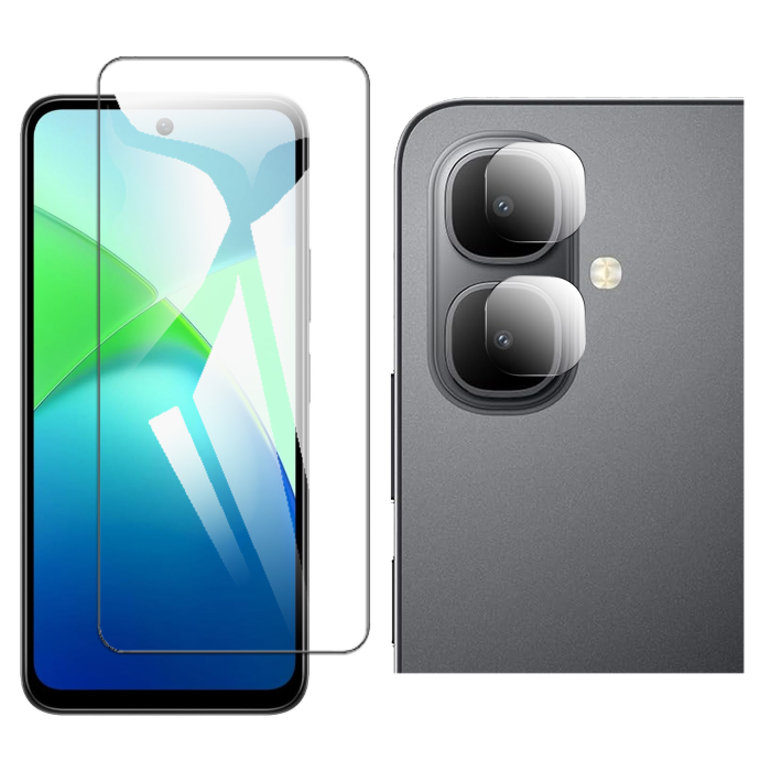 Infinix Smart 10 Glass Protector Polish Screen Tempered + Back Rear Camera 9H Gorilla Flexible Protectior - Image 2 Infinix Smart 10 Glass Protector Polish Screen Tempered + Back Rear Camera 9H Gorilla Flexible Protectior - Image 2