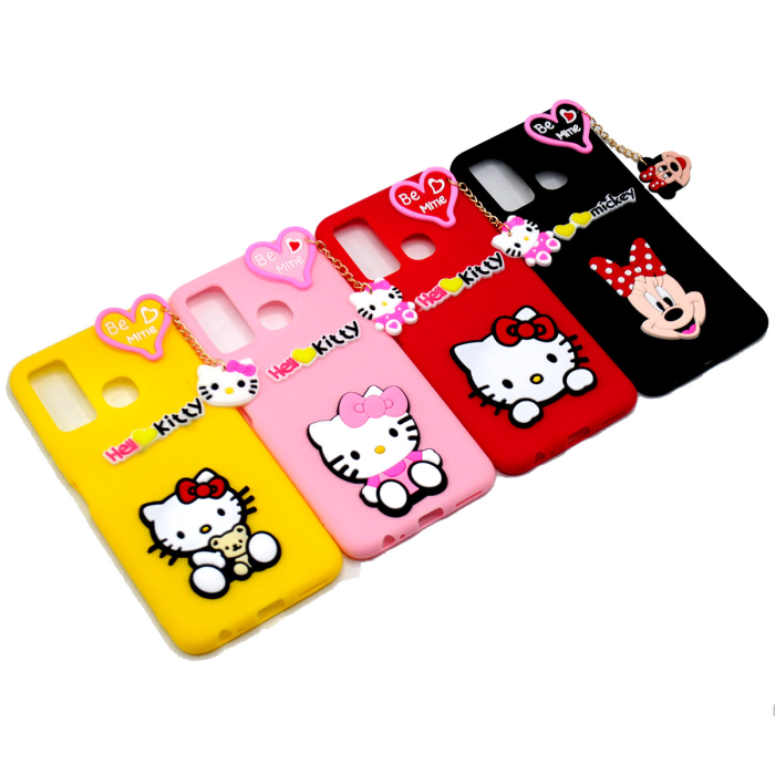 Infinix Smart 5 Back Cover Hello Kitty Braslate Chain Soft Smart 5 Case For Girls - Image 2 Infinix Smart 5 Back Cover Hello Kitty Braslate Chain Soft Smart 5 Case For Girls - Image 2