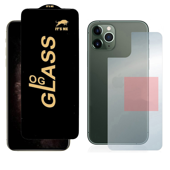 iPhone 11 Pro Max Combo: OG Glass + Carbon Fiber Back Skin - Image 2 iPhone 11 Pro Max Combo: OG Glass + Carbon Fiber Back Skin - Image 2