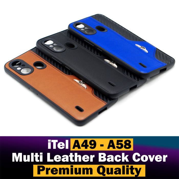 iTel A49 Back Cover Soft Leather Case For iTel A49 - Image 2 iTel A49 Back Cover Soft Leather Case For iTel A49 - Image 2