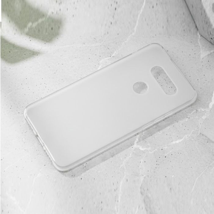 LG V30 Matte Style Sides Transparent Silicone Case - Image 2 LG V30 Matte Style Sides Transparent Silicone Case - Image 2