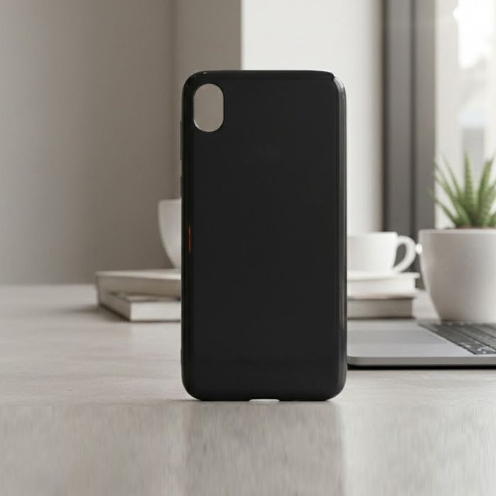 Motorola Moto E6 Soft Plain Black Case Mobile Cover - Image 2 Motorola Moto E6 Soft Plain Black Case Mobile Cover - Image 2