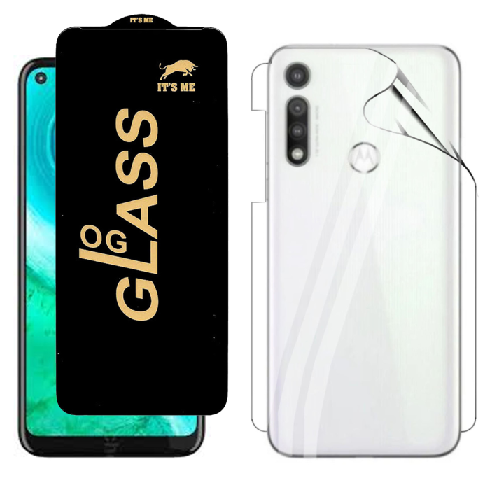 Motorola Moto G Fast Protection Pack: OG Glass + Clear Back Jelly Film - Image 2 Motorola Moto G Fast Protection Pack: OG Glass + Clear Back Jelly Film - Image 2