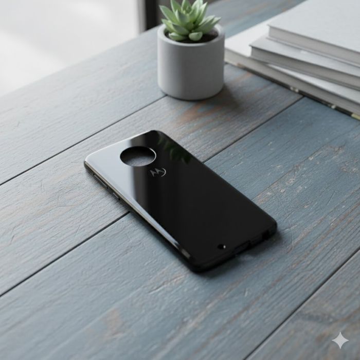 Motorola Moto G6 Soft Plain Black Mobile Cover - Image 2 Motorola Moto G6 Soft Plain Black Mobile Cover - Image 2
