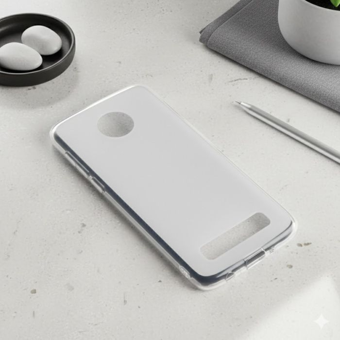 Motorola Moto Z4 Matte Style Sides Transparent Silicone Case - Image 2 Motorola Moto Z4 Matte Style Sides Transparent Silicone Case - Image 2