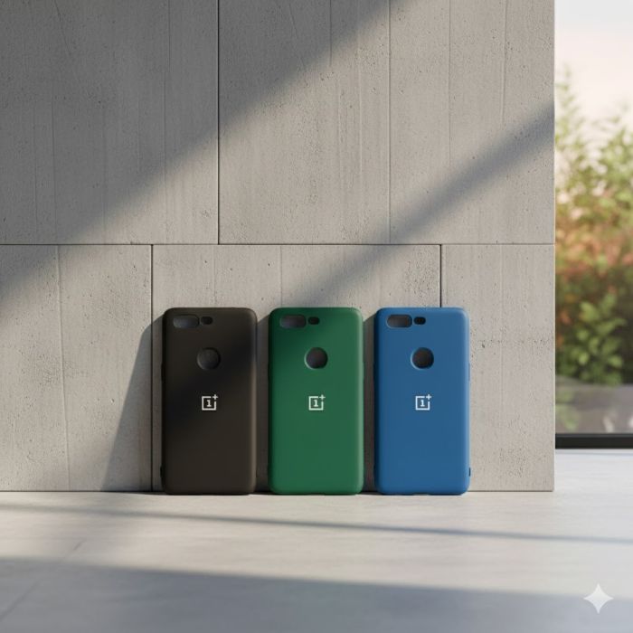 OnePlus 5T Multicolour Soft Official Mobile Cover - Image 2 OnePlus 5T Multicolour Soft Official Mobile Cover - Image 2