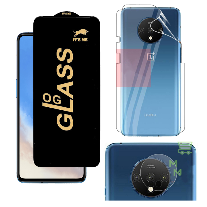 OnePlus 7T 360° Clear Kit: OG Glass + Back Jelly Camera Guard - Image 2 OnePlus 7T 360° Clear Kit: OG Glass + Back Jelly Camera Guard - Image 2