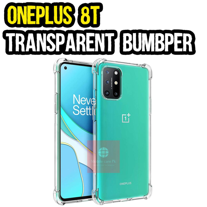 OnePlus 8T Transparent Anti Shock Case - Image 2 OnePlus 8T Transparent Anti Shock Case - Image 2
