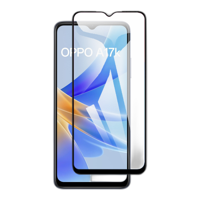 Oppo A17k Full Screen Protector 9D Tempered Glass Protector For Oppo A17k - Image 2 Oppo A17k Full Screen Protector 9D Tempered Glass Protector For Oppo A17k - Image 2