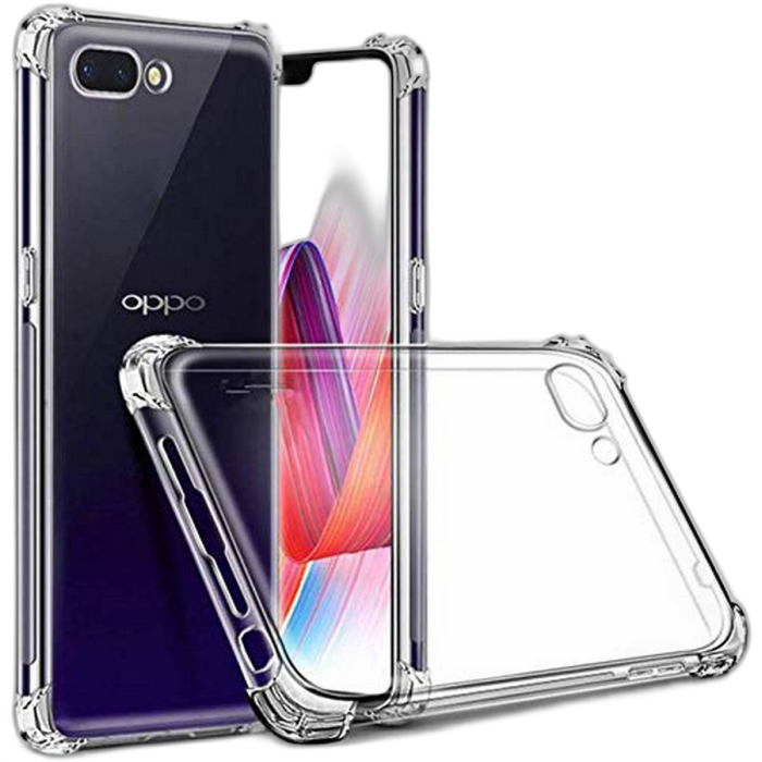 Oppo A3s Transparent Extra Bumper Anti Shock Soft Crystal Clear Case - Image 2 Oppo A3s Transparent Extra Bumper Anti Shock Soft Crystal Clear Case - Image 2