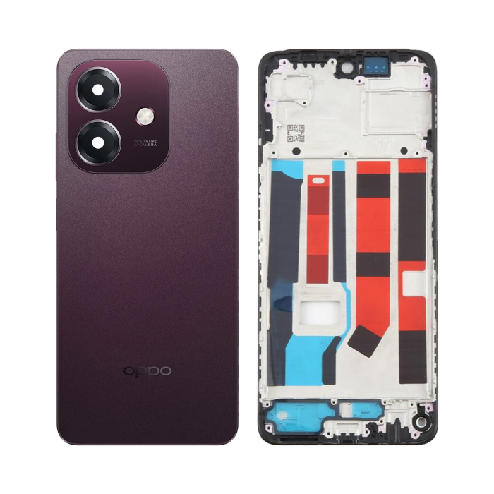 Oppo A3X Red Housing - Image 2 Oppo A3X Red Housing - Image 2