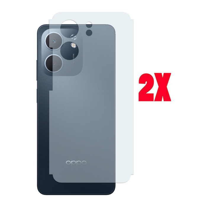 Oppo A5x Back Protector Carbon Fiber Matte Soft Skin Sheet For - 2Pcs - Image 2 Oppo A5x Back Protector Carbon Fiber Matte Soft Skin Sheet For - 2Pcs - Image 2